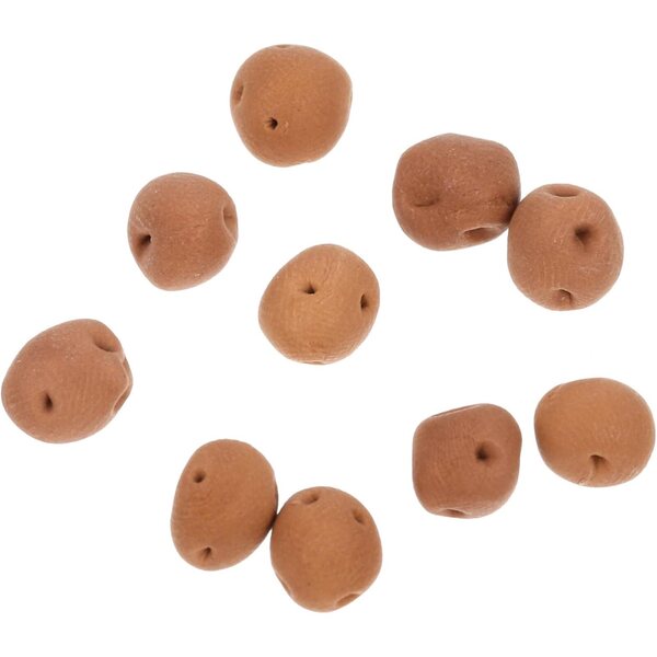 BESPORTBLE Mini Patate 10 pezzi in Resina Decorazioni Realistiche per Casa delle Bambole