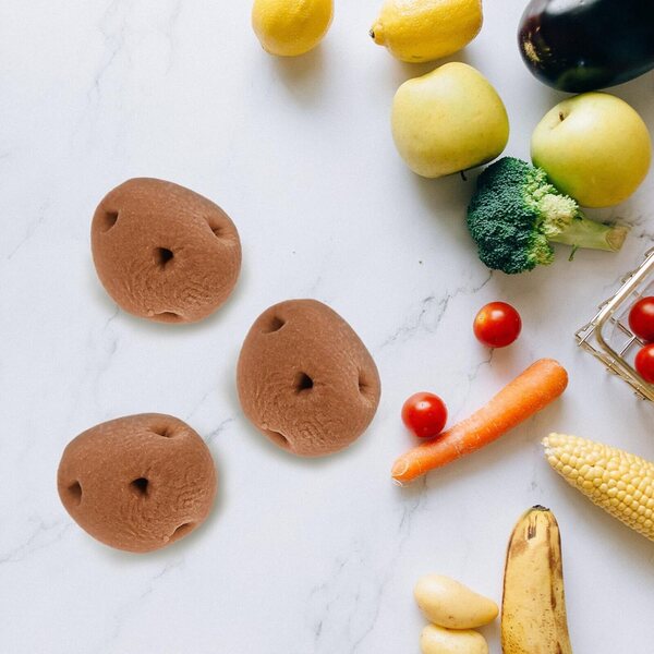 BESPORTBLE Mini Patate 10 pezzi in Resina Decorazioni Realistiche per Casa delle Bambole