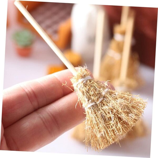 Set di 7 mini scope decorative in legno per case in miniatura e scene fai-da-te