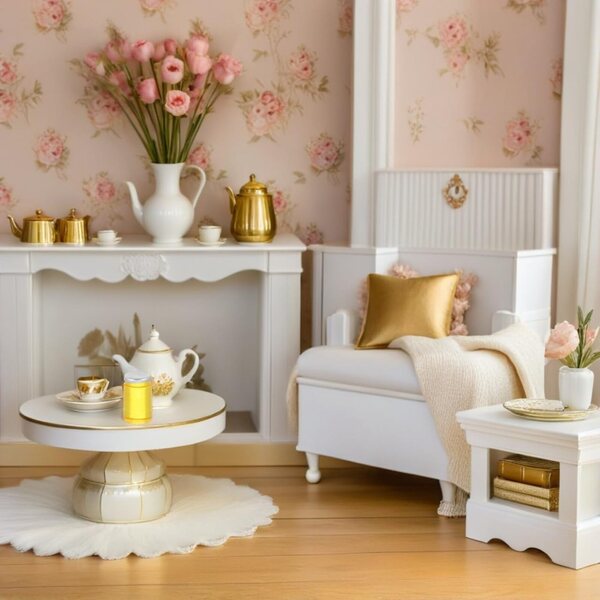 Set 30 Mini Vasetti Miele 1:12 per Casa delle Bambole, Accessori Realistici in Resina