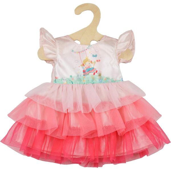 Heless Abito Principessa Emily Rosa con Pochi a Cuore e Corona per Bambole 35-45 cm
