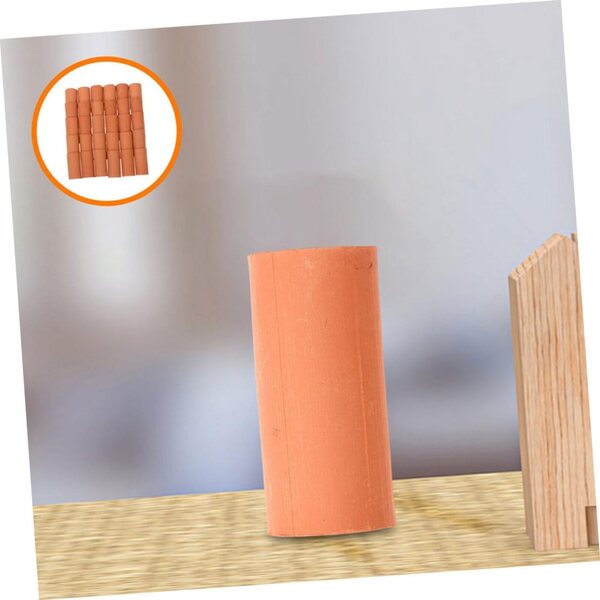 Toyvian 60 Miniature Tuiles in Argilla Realistiche per Case di Bambole e Progetti DIY