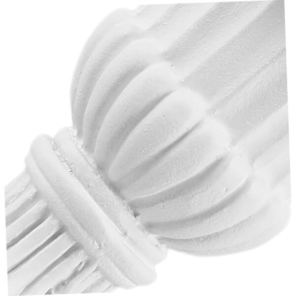 Miniatiure INOOMP 2 Vasetti Bianchi per Casa delle Bambole in Plastica 4,8x3,5 cm