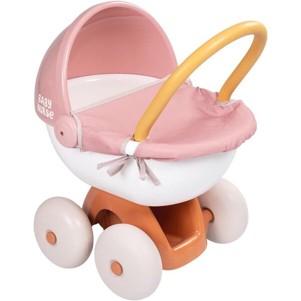 Landau Câlin Baby Nurse Smoby für Puppen bis 42 cm mit leisen Rädern und waschbarem Stoff