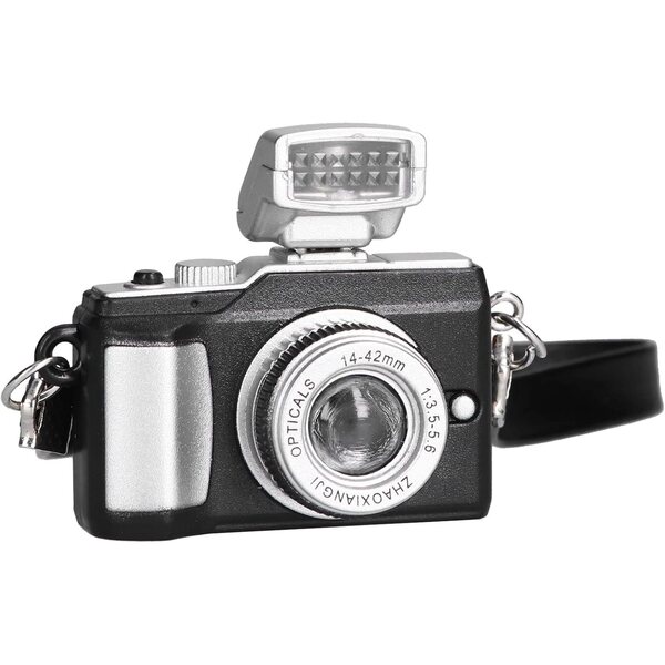 Mini Fotocamere Giocattolo con Flash e Suoni per Case delle Bambole - Set 4 Pezzi