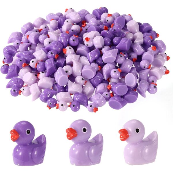Lyreh 120 Mini Canard Résine Viola per Casa delle Bambole e Micro Paesaggi