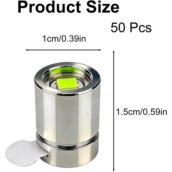 Grüne Mini-LED-Batterieleuchten für Heimwerker, Dekorationen, Lampen und kreative Projekte