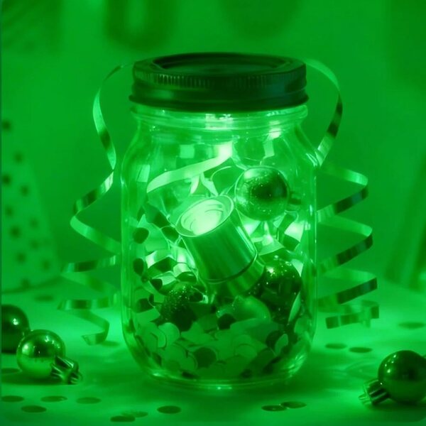 Grüne Mini-LED-Batterieleuchten für Heimwerker, Dekorationen, Lampen und kreative Projekte