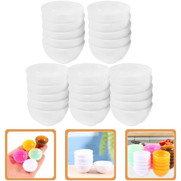 Toddmomy Set mit 25 Mini-Schalen für Puppenhäuser – realistisches Design und sichere Materialien