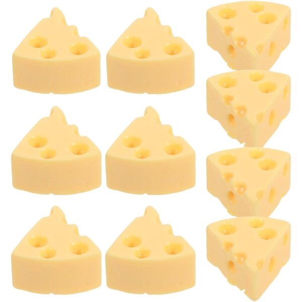 BESPORTBLE Set da 30 Mini Figurine Formaggi in Resina Realistiche per Decorazioni