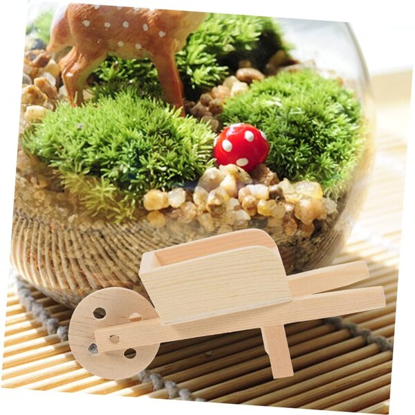 Mini dekorative Holzrouetten für Puppenhäuser und Miniaturgärten