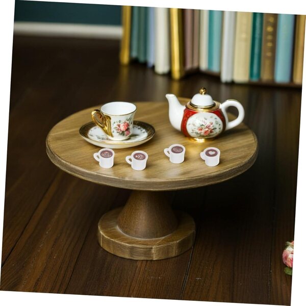 Set 25 Mini Tazze da Caffè in Resina per Decorazioni e Accessori Casa Bambole