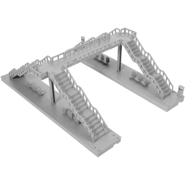 IMIKEYA Modello fai-da-te Decorazione Ferroviaria Miniatura in ABS Realistico