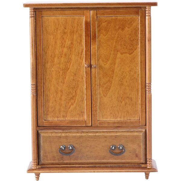 Mini Armoire in Legno POPETPOP per Casa delle Bambole, Accessorio Decorativo Realistico