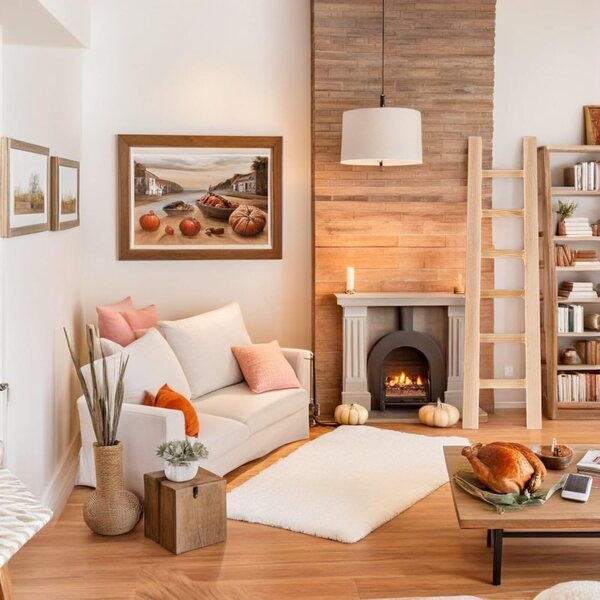 Mini Scala in Legno per Casa delle Bambole 4 Pezzi - Accessorio Miniatura Realistico