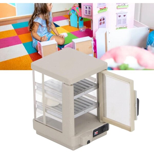 Armadio Miniatura per Casa delle Bambole con Display Riscaldato e Design Realistico