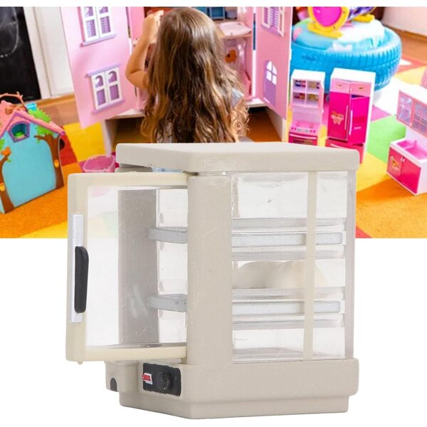 Armadio Miniatura per Casa delle Bambole con Display Riscaldato e Design Realistico