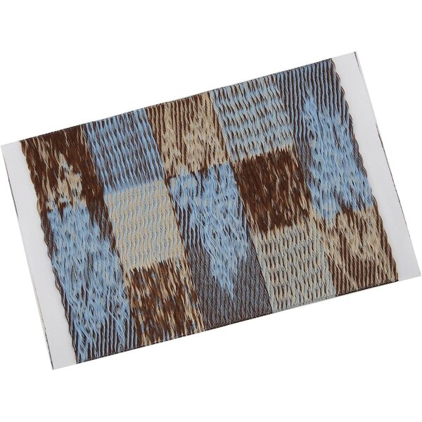 Tappeto in miniatura 1:12 Picysa in filo di rayon per casa delle bambole, design elegante