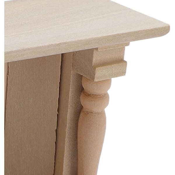 Camino in legno per casa delle bambole scala 1:12, arredamento miniatura realistica