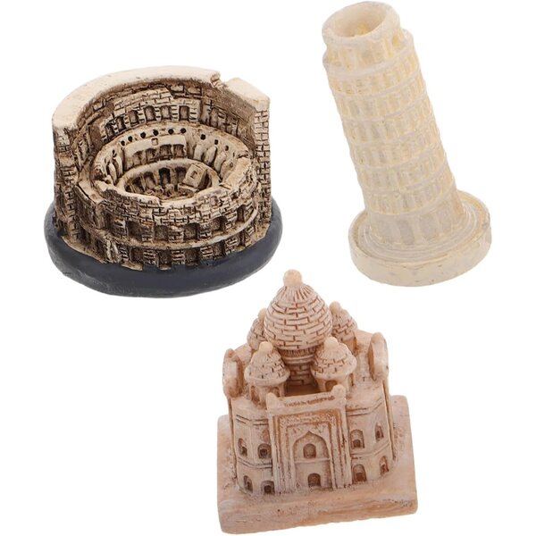 VICASKY Famous Monuments Miniaturmodelle aus Kunstharz für Heim- und Bürodekorationen
