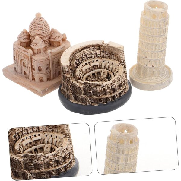 VICASKY Famous Monuments Miniaturmodelle aus Kunstharz für Heim- und Bürodekorationen