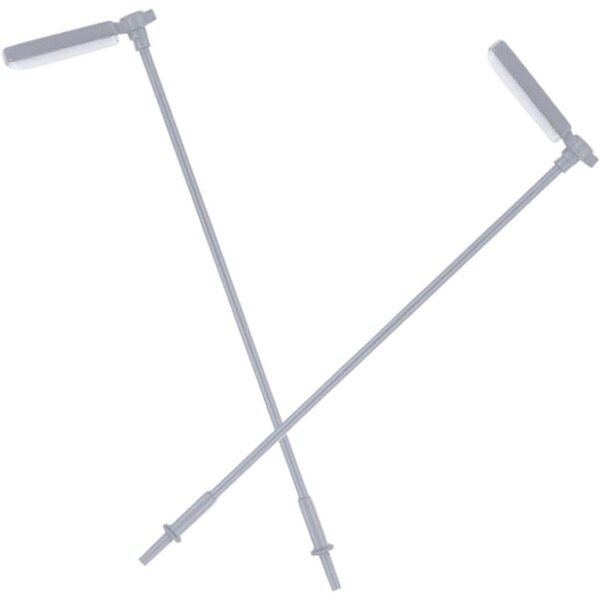 Abaodam Set 2 Mini Lampioni Lumineux in Acciaio per Decorazioni Miniature Casa Bambole