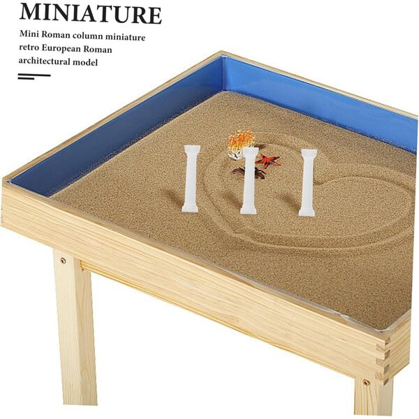 IMIKEYA 12 Mini Colonne Romane Decorative in Plastica per Foto e Decorazioni