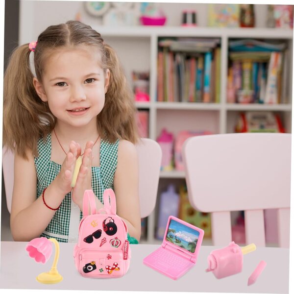 Mini-Schulbedarfsset für Gatuida-Puppen mit farbenfrohem Miniaturzubehör