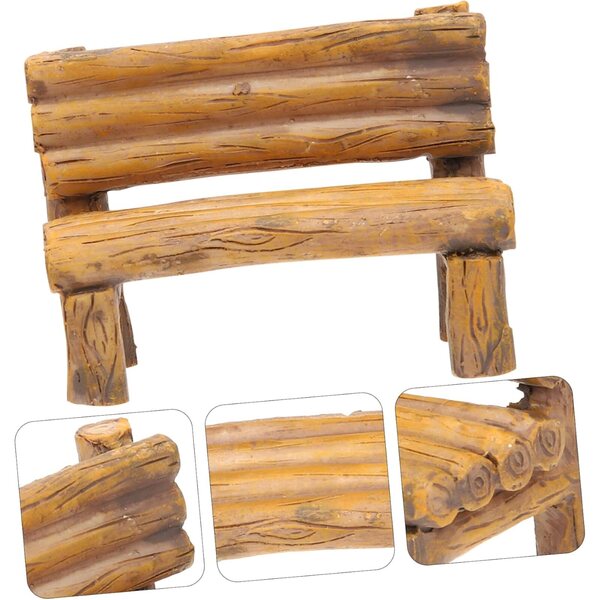 Abaodam Mini-Chaise in Resina per Casa delle Bambole, Supporto Telefono e Decorazione Miniatura