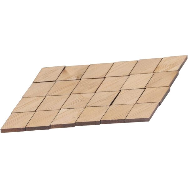 48 Mini Assi Pavimento in Legno 1:12 per Casa delle Bambole - Accessori Decorativi Fai da Te
