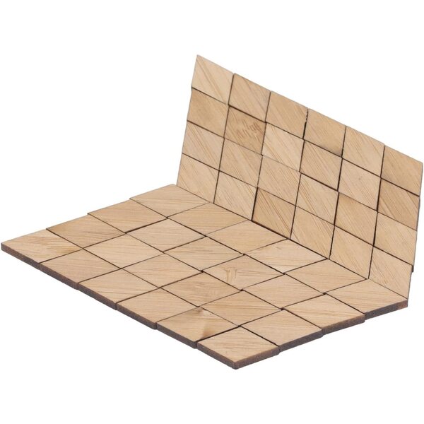 48 Mini Assi Pavimento in Legno 1:12 per Casa delle Bambole - Accessori Decorativi Fai da Te