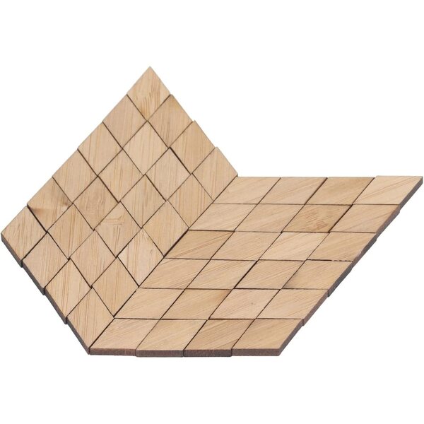 48 Mini Assi Pavimento in Legno 1:12 per Casa delle Bambole - Accessori Decorativi Fai da Te
