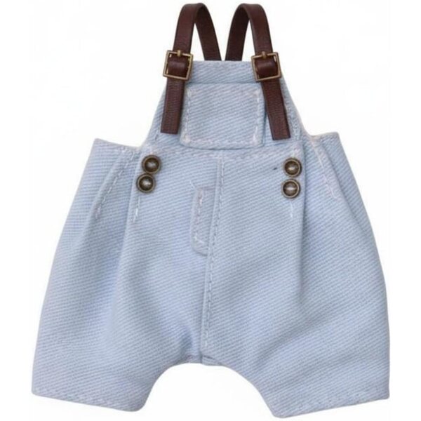 Salopette per Bambole 20cm con Bretelles Regolabili - Denim e Sergé di Qualità