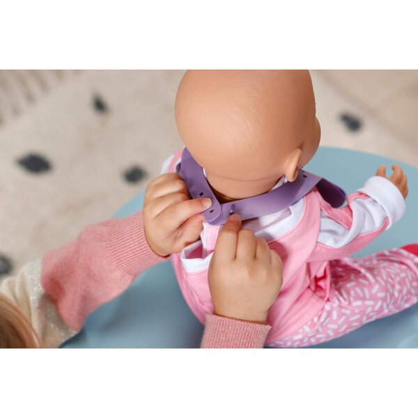 BABY born Bavaglino Pin-Play per Bambole 43 cm con Spille Decorative - Set 2 Pezzi