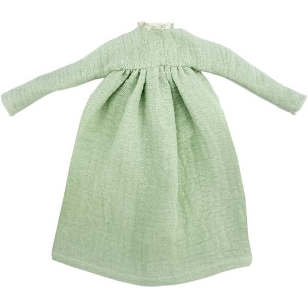 Abito verde tinta unita Niannyyhouse per bambola OB24 da 28 cm - stile classico ed elegante