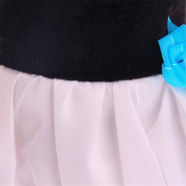 46 cm großes amerikanisches Puppenkleid mit Schleife – Uteruik Freizeitkleid
