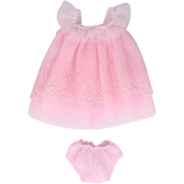 Abito in pizzo con mutandina per bambola americana 46 cm - Completo elegante