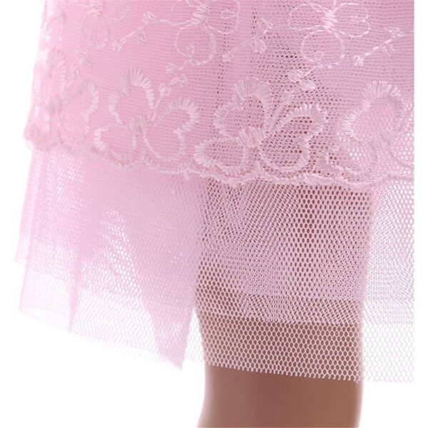 Abito in pizzo con mutandina per bambola americana 46 cm - Completo elegante