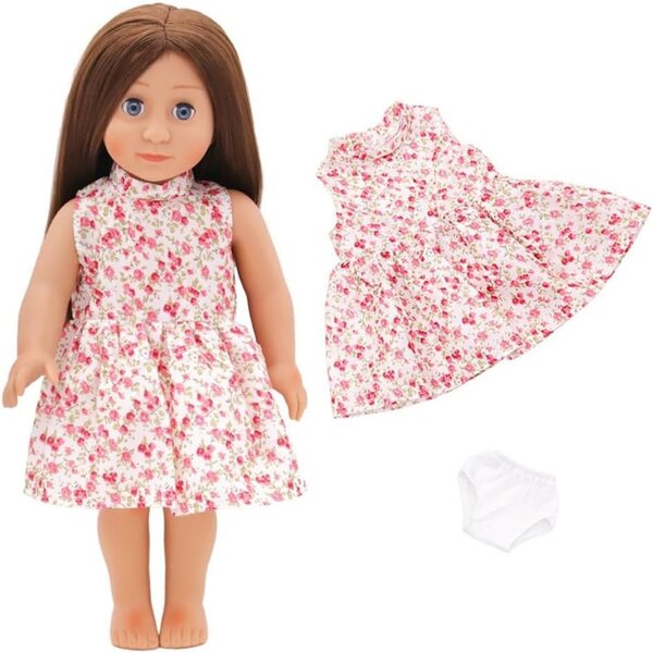 Kleid mit Culotte für American Doll 46 cm - Freizeitkleidung Uteruik