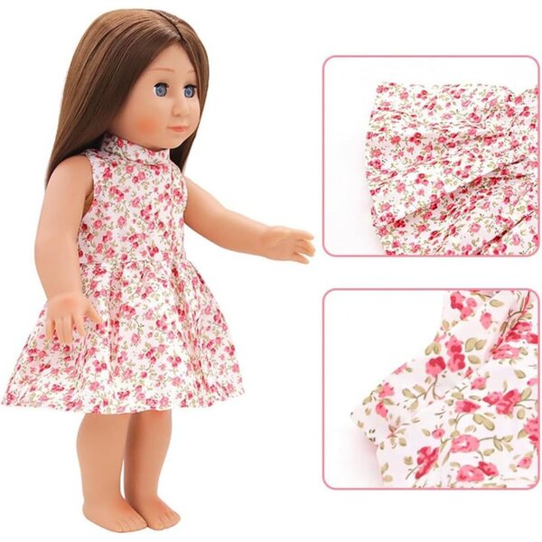Kleid mit Culotte für American Doll 46 cm - Freizeitkleidung Uteruik