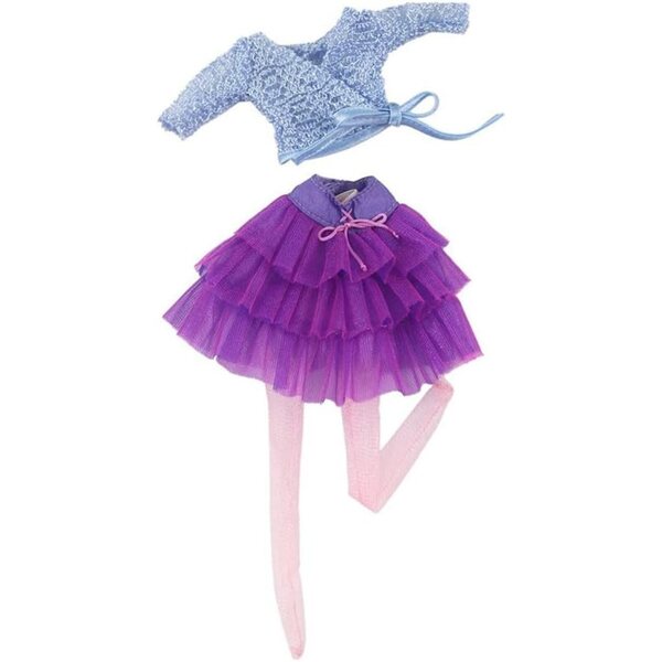 Abbigliamento per bambole 29 cm: top, gonna tutu e leggings eleganti