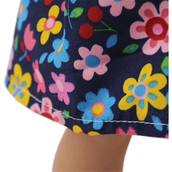 Abito a Fiori per Bambola Americana 46 cm - Vestito Moda per Bambole