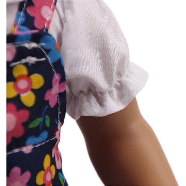 Abito a Fiori per Bambola Americana 46 cm - Vestito Moda per Bambole