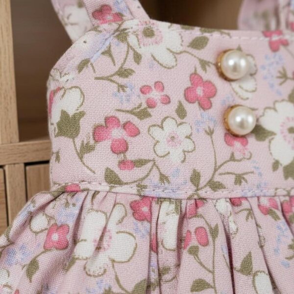 Qianly Abito a Fiori Verde per Bambola BJD 1/6 con Bottoni Decorativi Eleganti