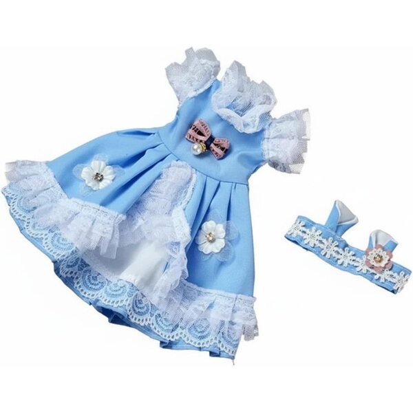 Robe Bleu Lolita per Bambole BJD 30 cm - Vestito Adorabile e Elegante