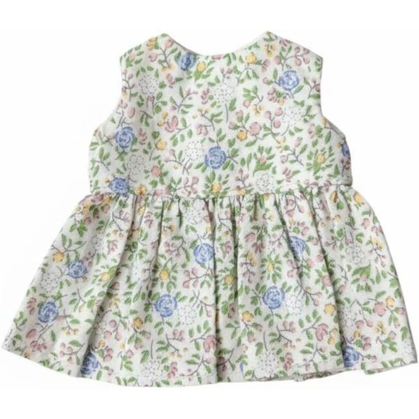 Qianly Robe Floral Verde per Bambole BJD 10-17 cm Abito Estivo senza Maniche