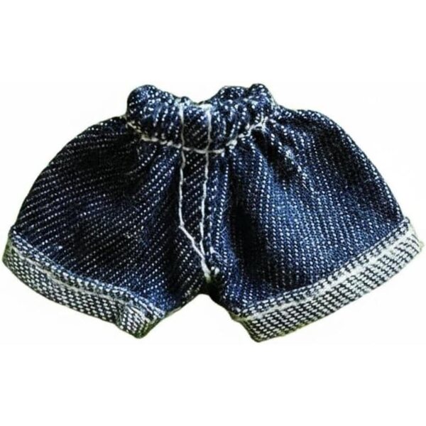 Dunkle Jeansshorts für die OB11-Puppe – realistischer und bequemer Casual-Look