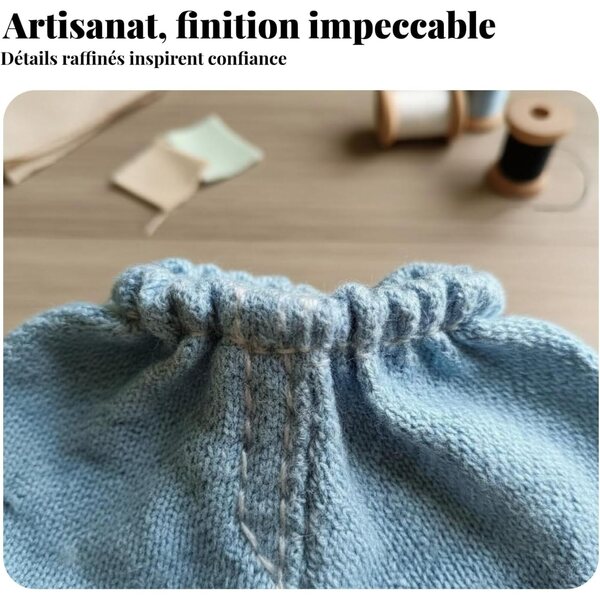 Dunkle Jeansshorts für die OB11-Puppe – realistischer und bequemer Casual-Look