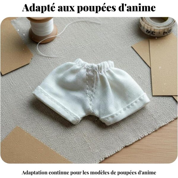 Dunkle Jeansshorts für die OB11-Puppe – realistischer und bequemer Casual-Look