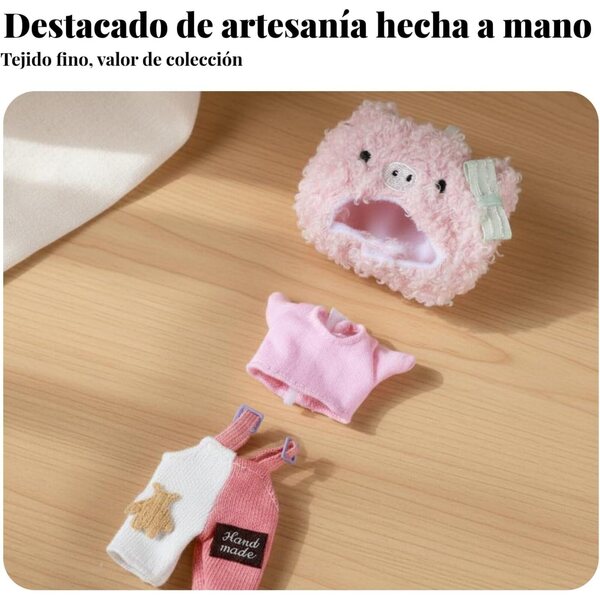Set di Abiti Fatti a Mano per Bambole OB11 BJD 1/12 - Vestiti Miniatura 14 cm